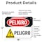 Signmission 12 in Height, 18 in Width, Vinyl Decal, Rectangle, Spanish OS-2PACK-DS-D-1218-LS-1301 - alternate 5